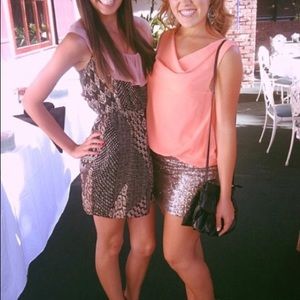 Pattern dress w/ pockets